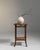 Early 20th Century Early 20th Century France Weathered Honey Oak Caned Oak Side Table For Sale - Image 5 of 11