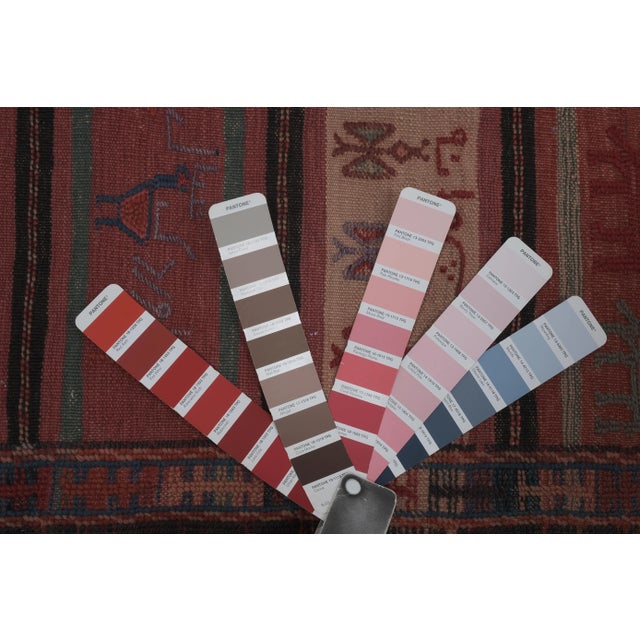 Turkish Animal Soumac Runner Rug 1'10'' X 15'4'' For Sale - Image 12 of 13