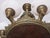 Antique Bronze and Alabaster Chandelier with Verdigris, 1910 For Sale - Image 4 of 12