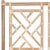 David Francis Chippendale Platform Bed California King - Natural For Sale - Image 4 of 11