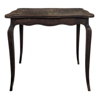Louis XV Style Neo-Rustic Coffee Table in Oak For Sale