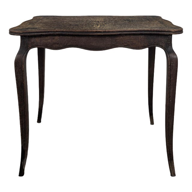 Louis XV Style Neo-Rustic Coffee Table in Oak For Sale