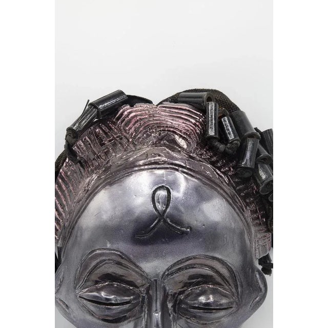 Beautiful classic Chokwe mask genre that honours female founding ancestors. Such representations are particularly...