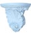 Mid 20th Century Vintage White Plaster French Rocaille Shell Decorative Wall Bracket For Sale - Image 5 of 9