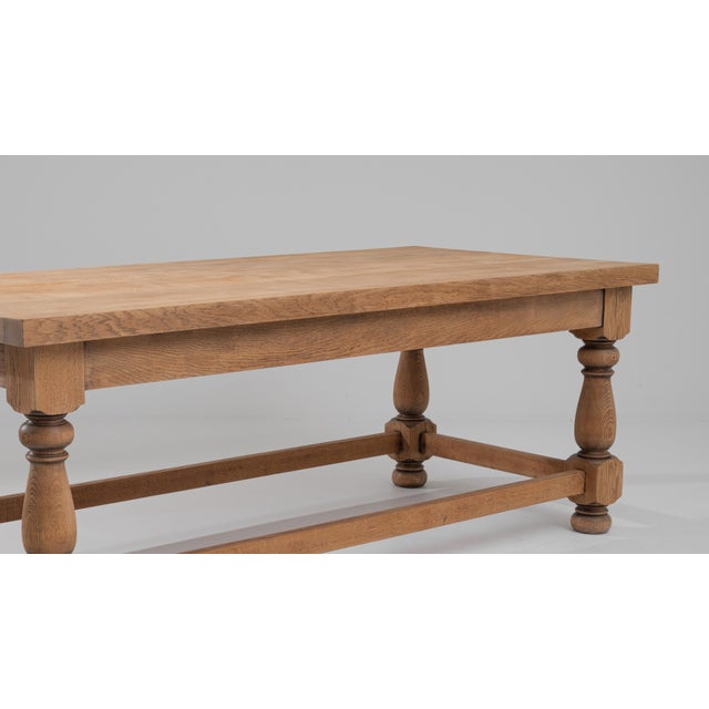 20th Century Belgium Wooden Dining Table For Sale - Image 17 of 18