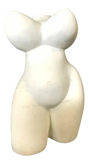 1930s Art Deco Marble Female Nude Sculpture Signed Gennarelli