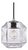Contemporary Mimo by Oggetti Clear Glass Cube Pendant With Gunmetal Hardware For Sale