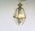 Heavy brass 3 light quadrilateral entryway pendant light. It is perfect as a nightlight as well. It gives off a soft...