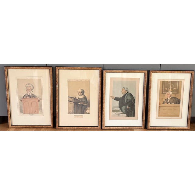 Framed Original 1898 Vanity Fair "Spy" Caricature Titled "Danky" For Sale - Image 12 of 12