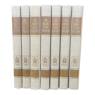 Mid Century 1959 Vintage Book Collection of “The Great Ideas Program” - Set of 7 For Sale
