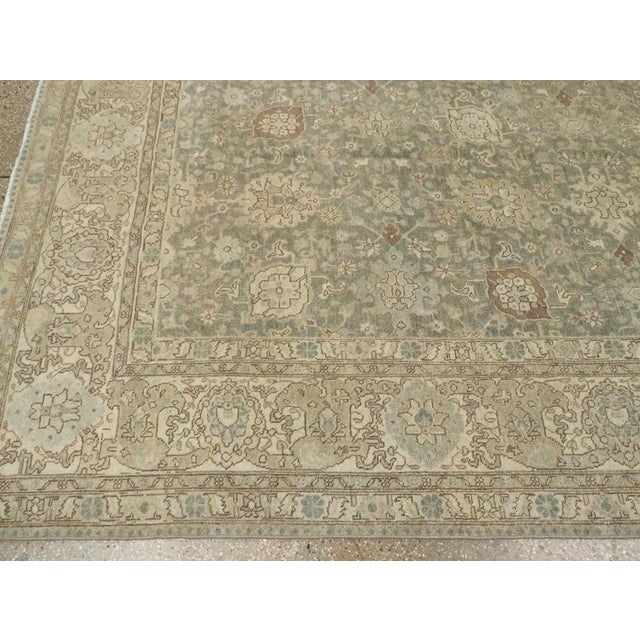 Textile Galerie Shabab Collection Early 20th Century Persian Tabriz Carpet For Sale - Image 7 of 10
