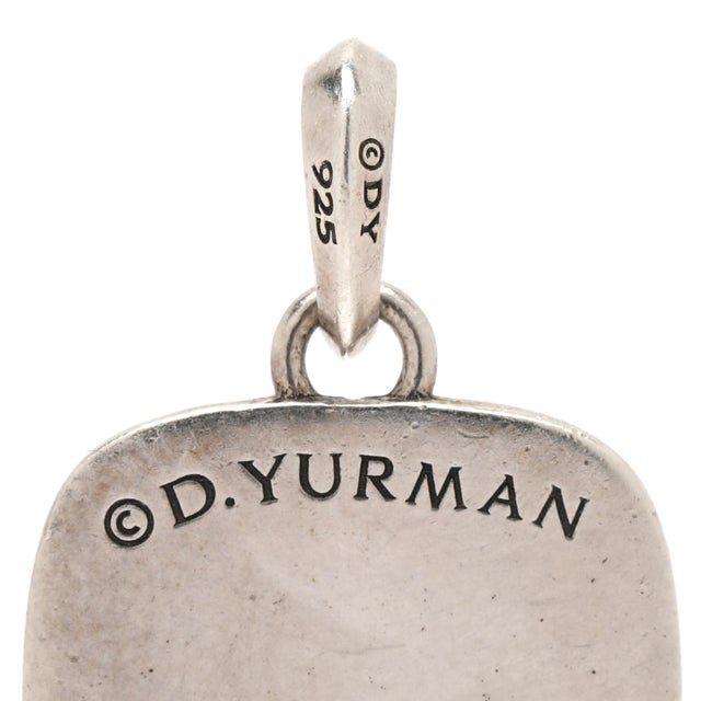 Modern David Yurman North Star Black Diamond Charm, Sterling Silver, Length 1 In For Sale - Image 3 of 4