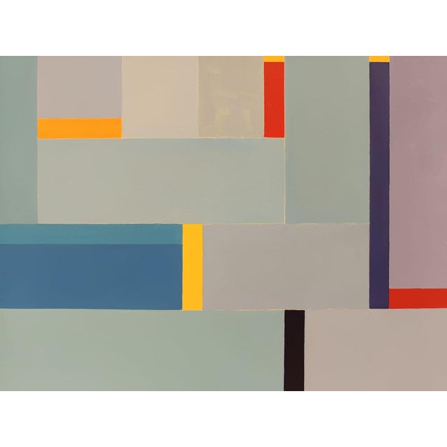 Karl Böhmer, Untitled Composition, 1995, Acrylic Painting For Sale - Image 4 of 10