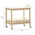 Sand Slosh Natural Ash Bar Cart For Sale - Image 8 of 8