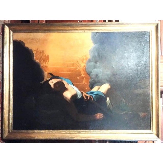 Giovanni battista spinelli (chieti, 1613 - ortona, 1647) jacob's dream oil on canvas, unframed cm. 98 x 135 - framed cm....
