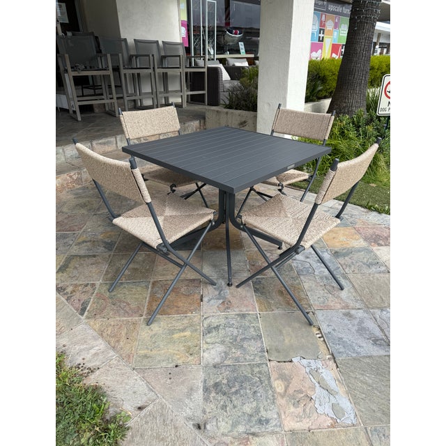 Wood Crate & Barrel San Onofre Chairs, Set of Four For Sale - Image 7 of 8