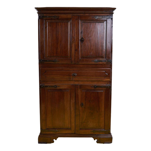 Antique Pantry Cabinet in Walnut Wood For Sale