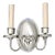 Colonia Sconce in Silver Finish For Sale