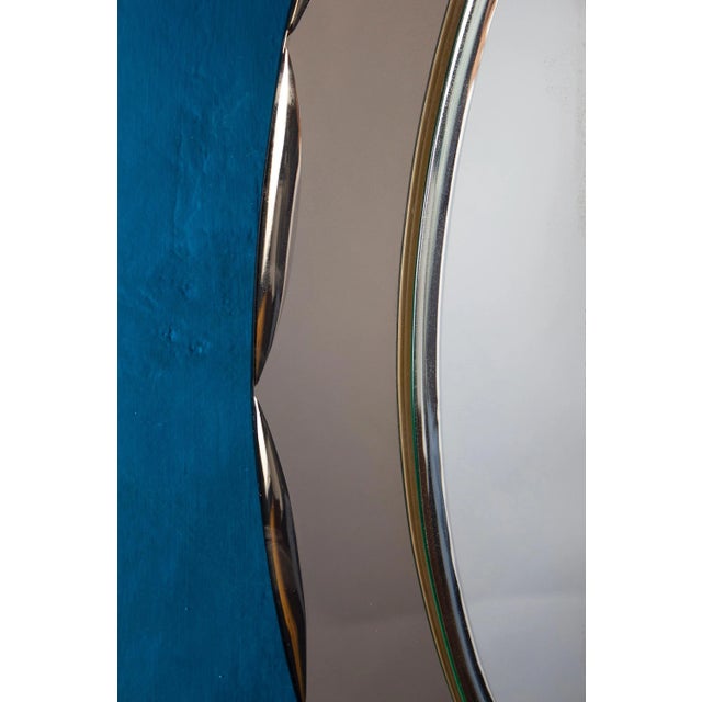 Italian Mirror in the style of Fontana Arte, 1970s For Sale - Image 3 of 7