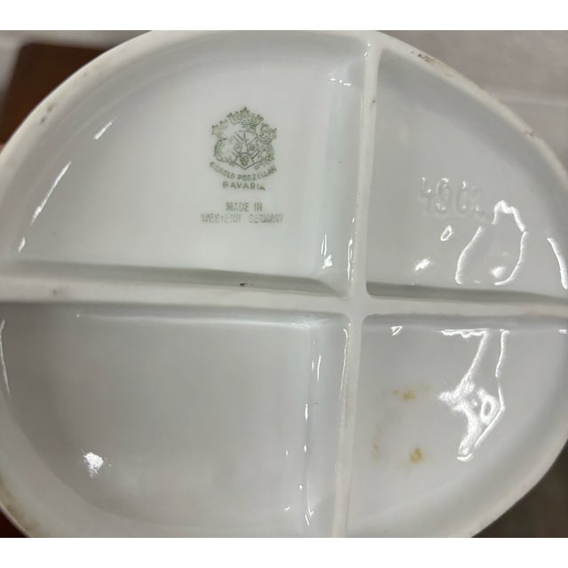 Vintage Gerold Porzellan Porcelain Girl Herding Geese For Sale - Image 9 of 10