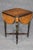 19th C Edwardian Flip Top Napkin Ebonized CardTable For Sale In Philadelphia - Image 6 of 12