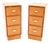 Art Deco Satinwood and Walnut Bedside Chests, 1930s, Set of 2 For Sale