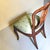Wood 1970s Vintage Italian Chippendale Walnut Dining Chairs With Bee Silk Upholstery - Set of 5 For Sale - Image 7 of 11