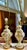 Metal Vintage Capodimonte Italian Porcelain Table Lamps Mid Century 1960s Model 301 Hollywood Regency Relief Urn - a Pair For Sale - Image 7 of 11