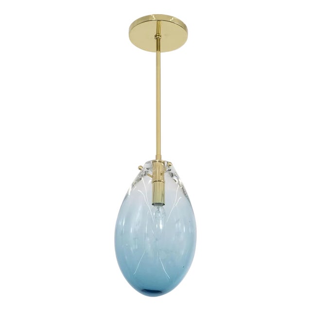 Blown Murano glass pendant For Sale