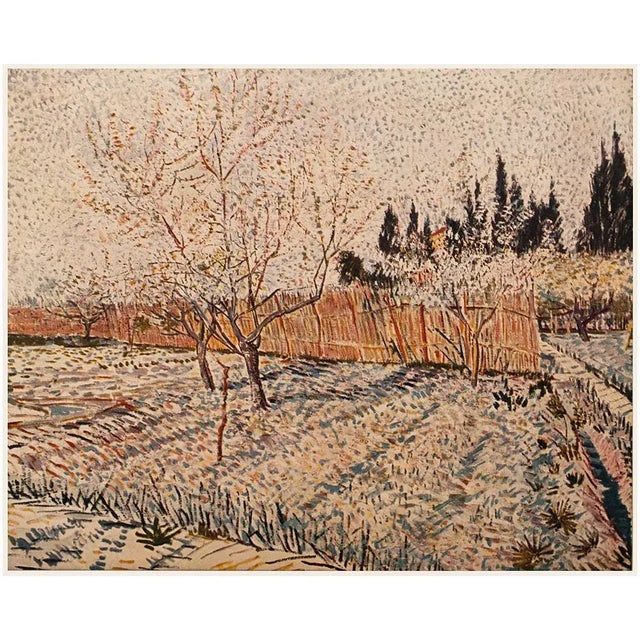 Paper 1954 After Van Gogh "Orchard. Springtime", First Edition Post-Impressionist Print For Sale - Image 7 of 9
