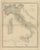 Antique Map of Italy Before Unification, 1858 For Sale - Image 3 of 9