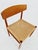 Danish Teak & Paper Cord Dining Chair from A.M. Mobler, 1960s For Sale - Image 3 of 11