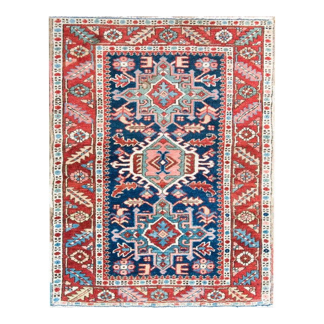Early 20th Century Persian Heriz Rug For Sale