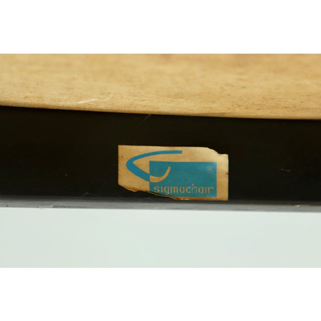 Sculptural Dining Chairs from Sigmachair, Italy, 1970s, Set of 2 For Sale - Image 11 of 12