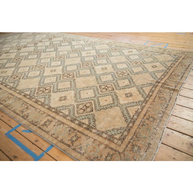 Vintage Distressed Sivas Carpet - 7' X 12'2" For Sale In New York - Image 6 of 12