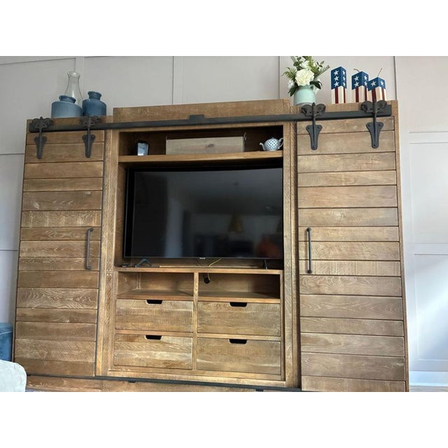 2010s Arhaus Baumann Media Wall Unit For Sale - Image 5 of 8