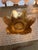 Italian Vintage Horchow Italian Gilt Sculptural Flower Bowl. For Sale - Image 3 of 7