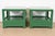 Michael Taylor for Baker Far East Collection Green Lacquered Nightstands or End Tables, Newly Refinished For Sale - Image 10 of 12