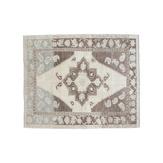 Vintage Oushak Carpet- 6'3" X 7'7" For Sale