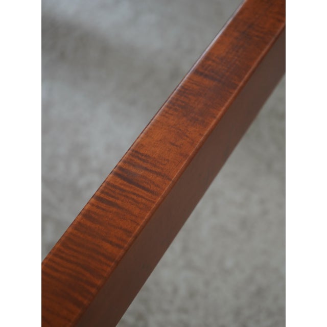 Eldred Wheeler King Size Tiger Maple Poster Bed For Sale - Image 12 of 16