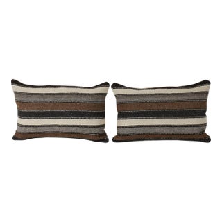 Striped Kilim Pillow Cover - A Pair For Sale