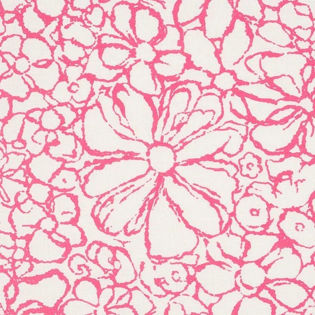 This loose and painterly floral features an open and abstracted motif that reads as an allover pattern perfect for...