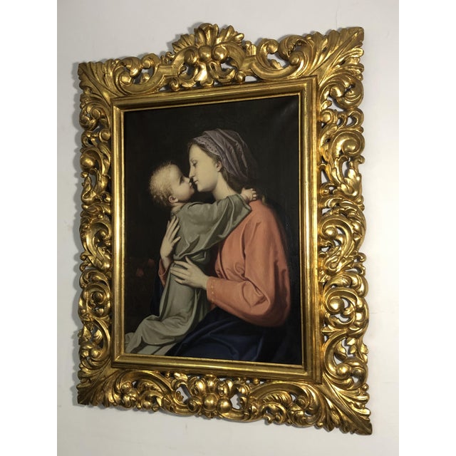 Virgin and Child, 1982, Oil on Canvas For Sale - Image 15 of 16
