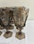 Fostoria Vintage Fostoria Smoke Glass Goblets, Octagonal Paneled Design - Set of 12 For Sale - Image 4 of 9