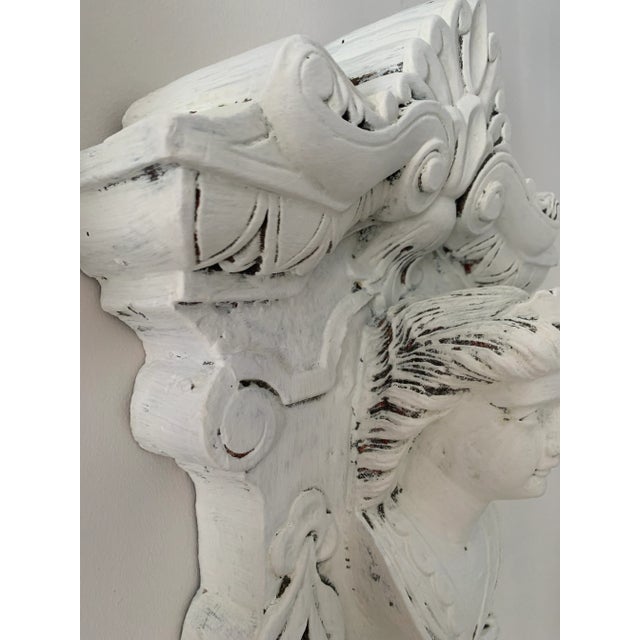 Pair of Vintage Plaster Relief Female Busts by Irving B Last For Sale - Image 4 of 13