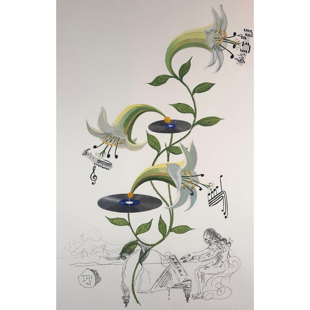 ARTIST: Salvador Dali TITLE: Flora Dalinae Lilium Musicum MEDIUM: Etching SIGNED: Hand Signed EDITION NUMBER: 26/200...