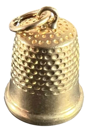 Vintage 9k Yellow Gold Charm Pendant, 1990s
