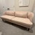2020s Seychelles Wood Trim Sofa in Pink Textured Weave For Sale - Image 5 of 9