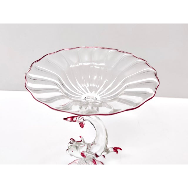 Renaissance Murano Glass Cake Stand by La Murrina, 1970s For Sale - Image 7 of 15