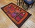 Vintage Mid-Century Tapestry, Handwoven Wool, Folkloric Schoolgirls Design, Crimson & Yellow, 38” X 70” For Sale - Image 9 of 11